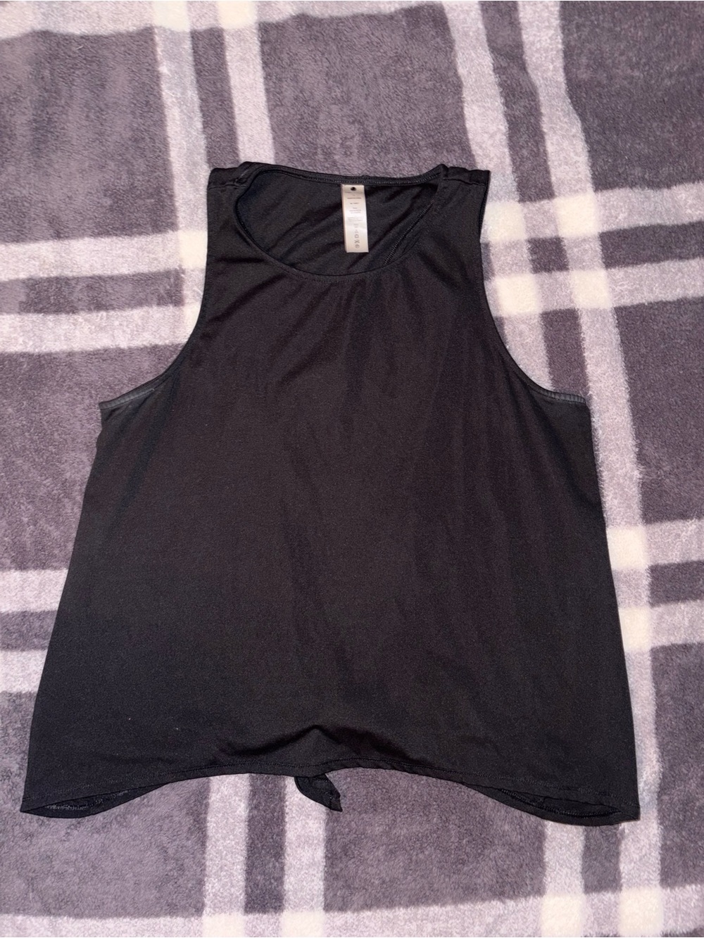 Yogalicious Black Athletic Tank Top